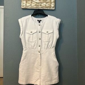 NWT Express romper, button up, side pockets